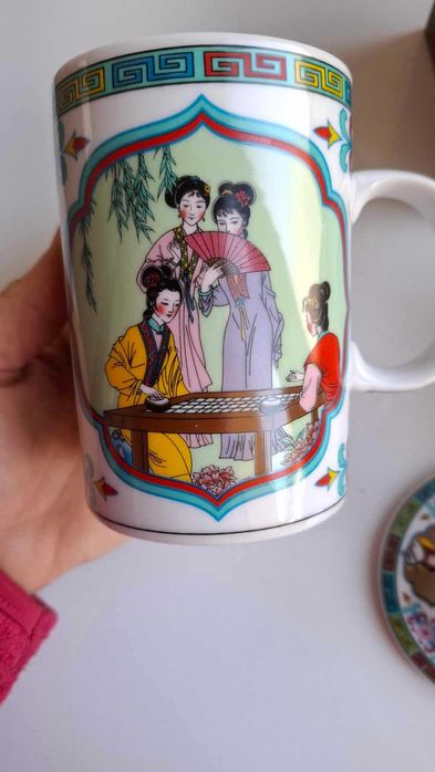 Японска чаша за чай с цедка и капак