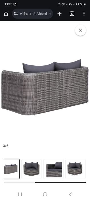 Canapea din polirattan