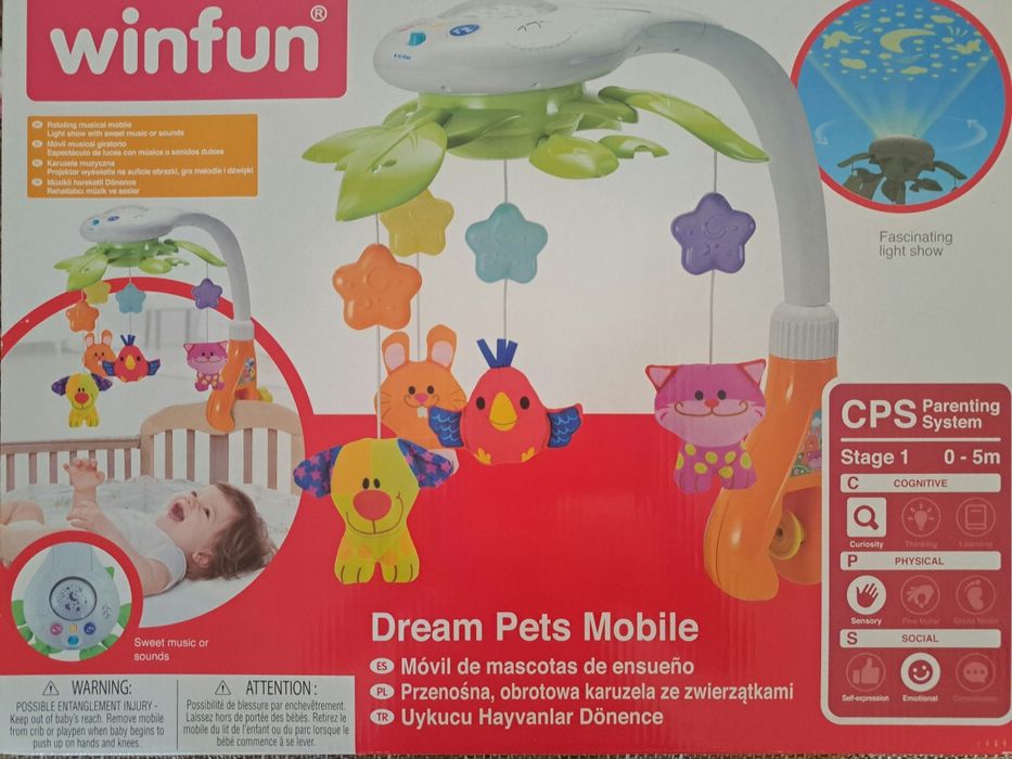 Музикална въртележка за кошара winfun