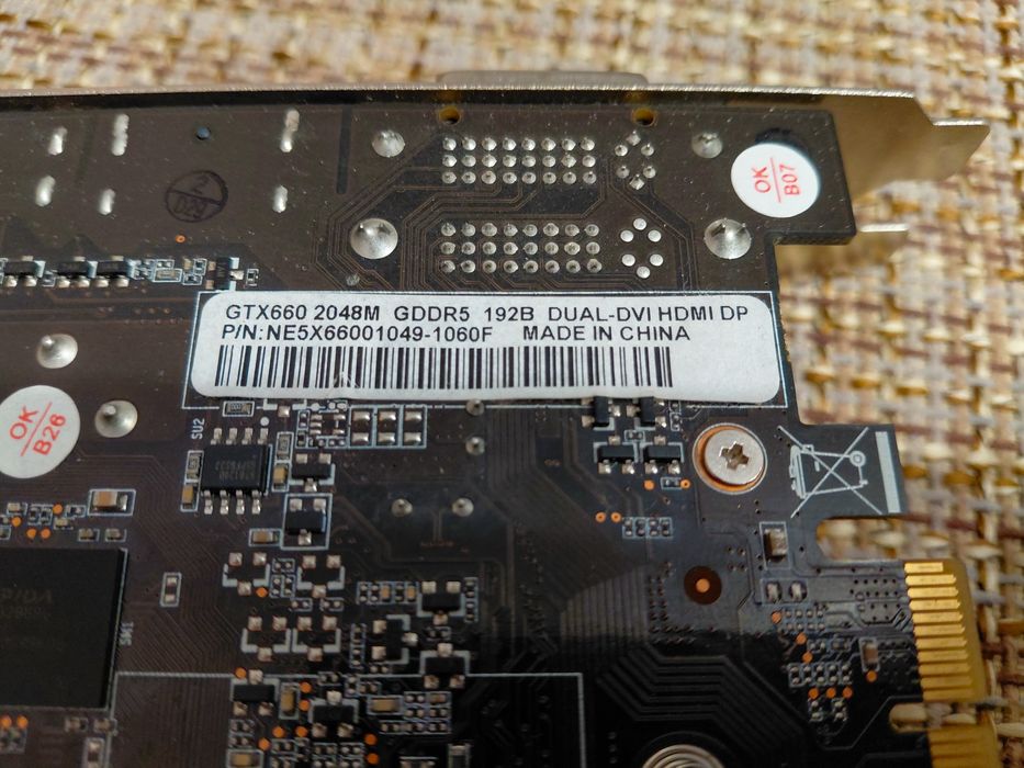 Видеокарта GTX 660