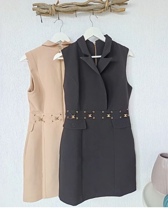 Дамска рокля тип сако