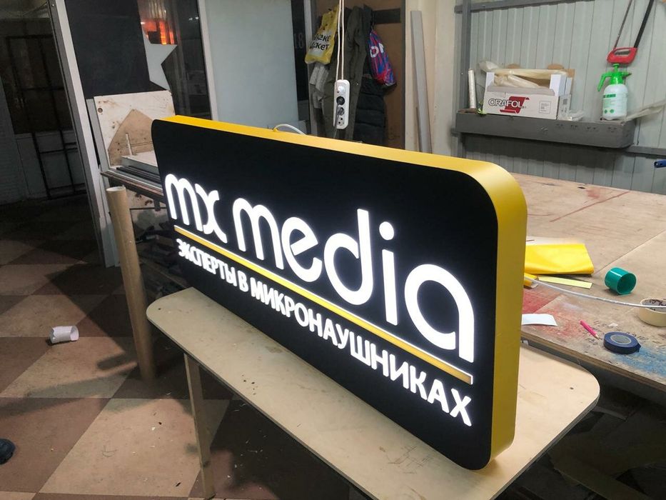 Электронные товары вывеска