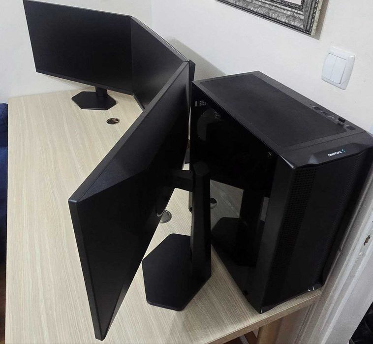 Гейминг сет 9700X + RX 7900XT + 3монитора 27" QHD + Logitech переферия