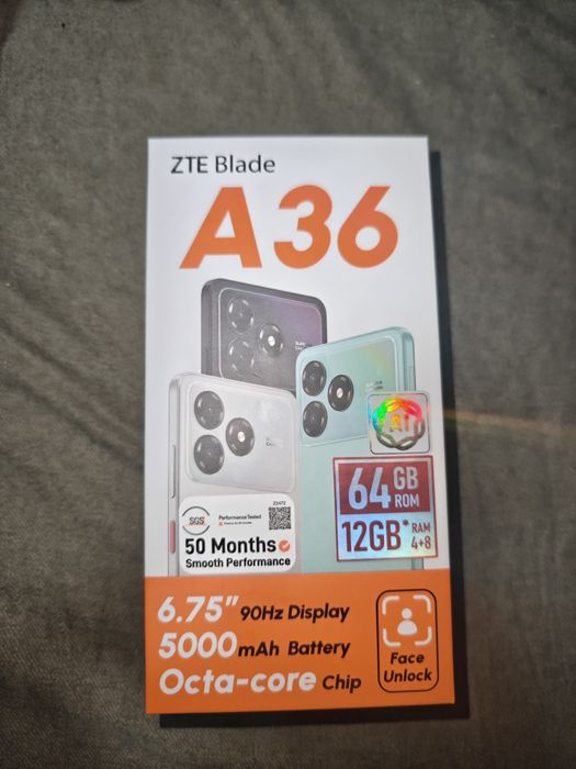 Продам  ZTE Blade A36 обсолютно новый