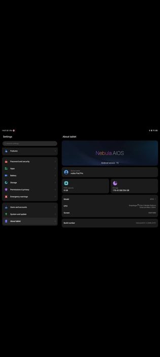 Планшет Nubia red magic 10 pro