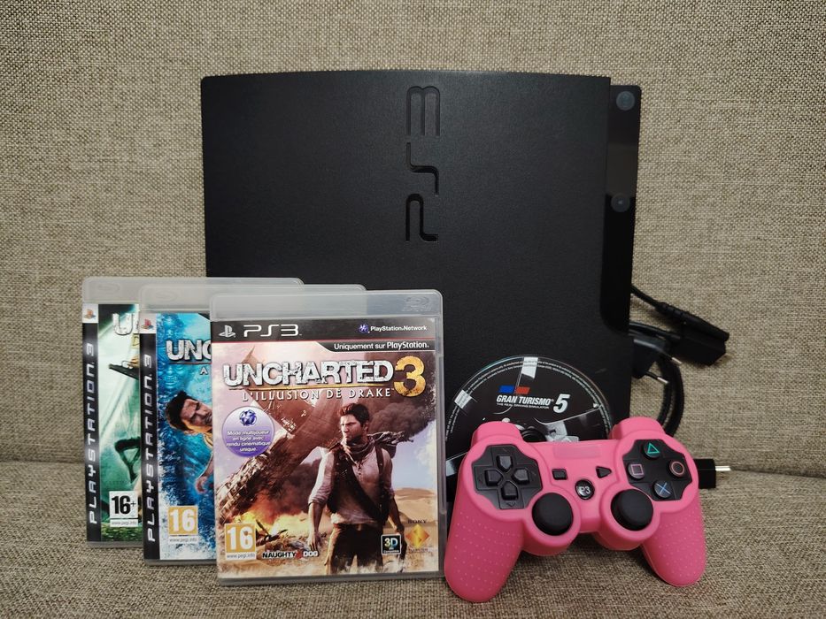PlayStation 3 PS3 Slim + jocuri