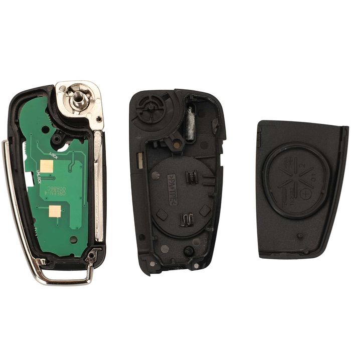 Автоключ сгъваем с 3 бутона за Audi (А4, S4, А4 cabrio) комплект!