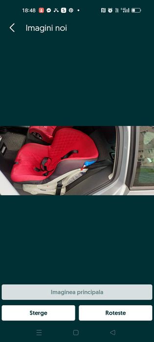Scaun auto cu poziție de somn
