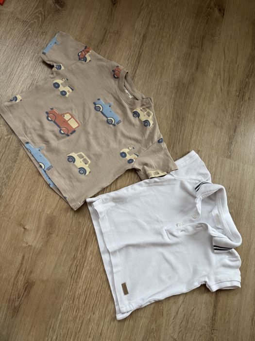 Тениска на Mayoral и тениска на H&M 6-9 месеца