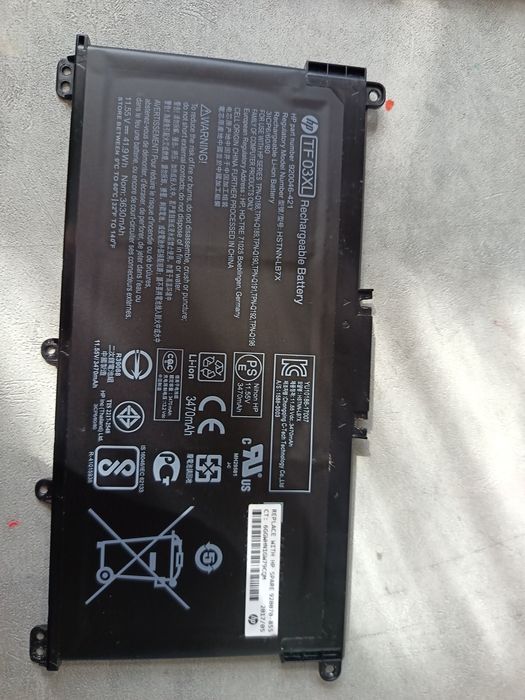 Аккумулятор HP TF03XL (HT03XL) оригинал для HP Pavilion / EliteBook