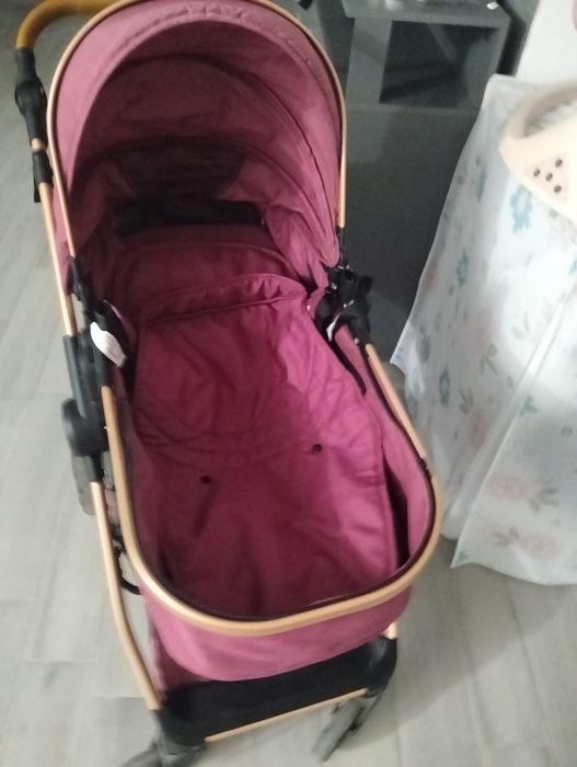 Cărucior +balansoar electric