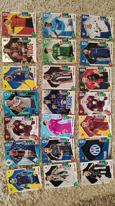 cartonase panini calciatori