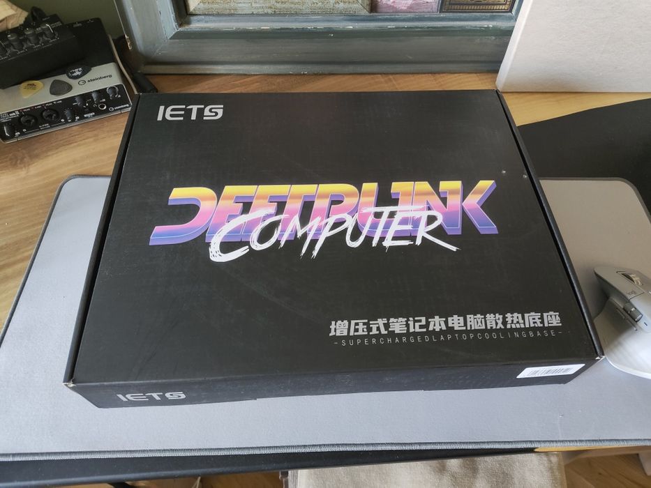 IETS GT600v1 охладителна подложка за лаптоп КАТО НОВО намален