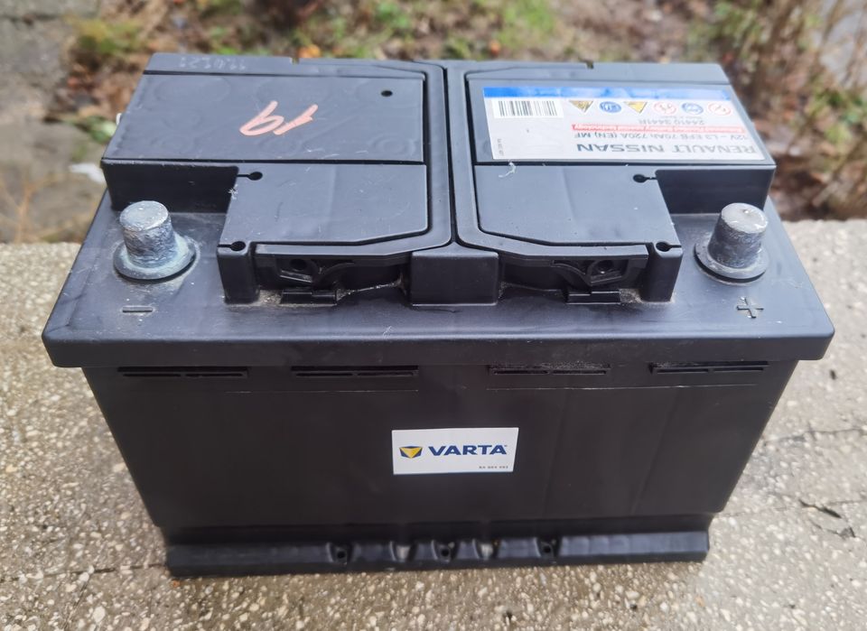 Baterie auto Originală Renault/Nissan 12V L3 EBF 70Ah 720A  Start-Stop