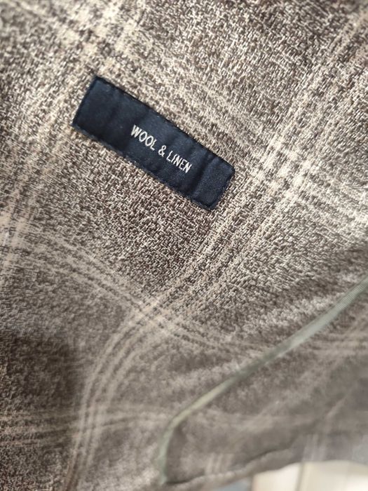 Sacou blazer slim de lux Eduard Dressler 48 50 M L lana si matase came