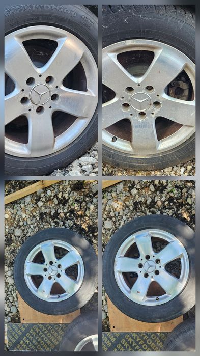 Джанти с гуми за Мерцедед 225 / 55 / R16