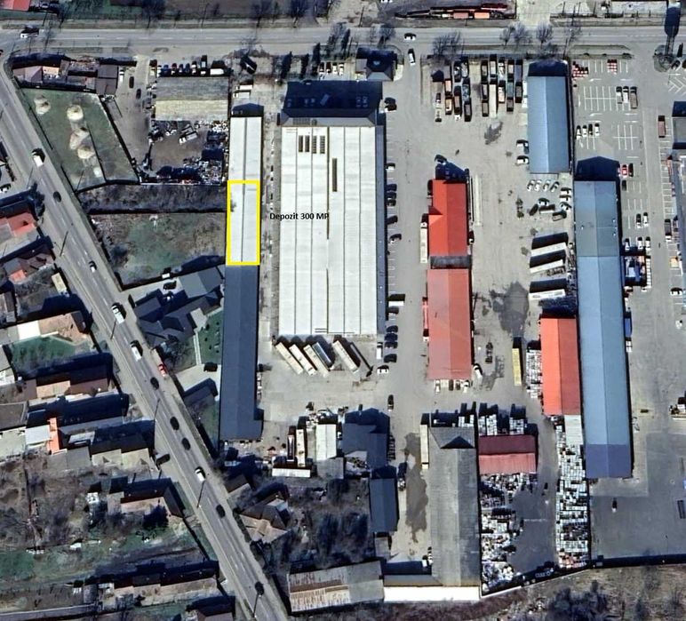 Inchiriez hala depozit din panouri sandwich de 300 mp