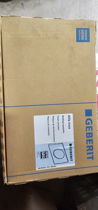 Clapeta actionare geberit alfa inox