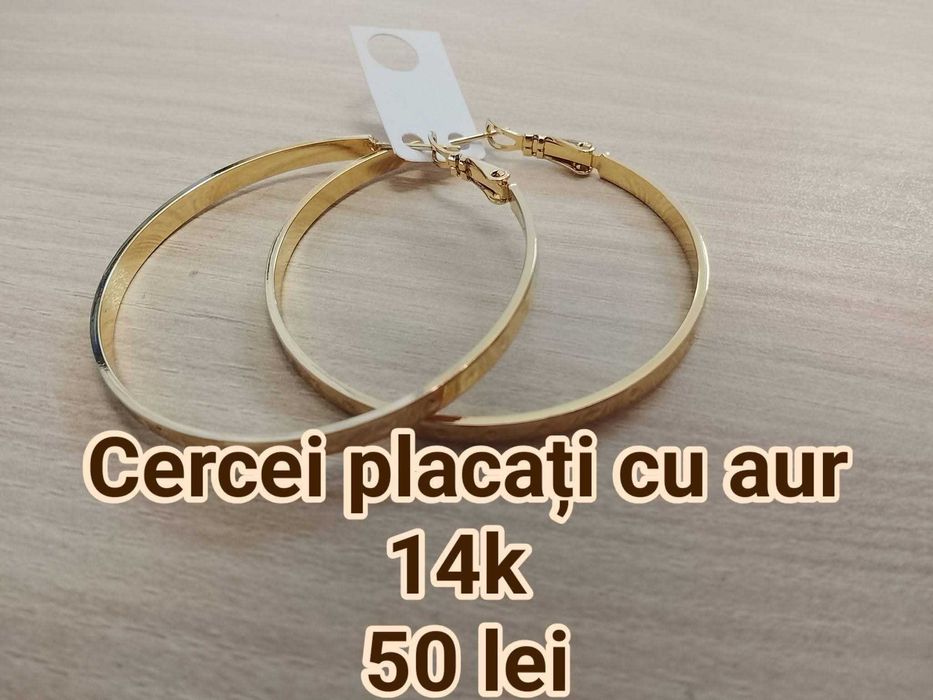 Bijuterii placate cu aur 14k