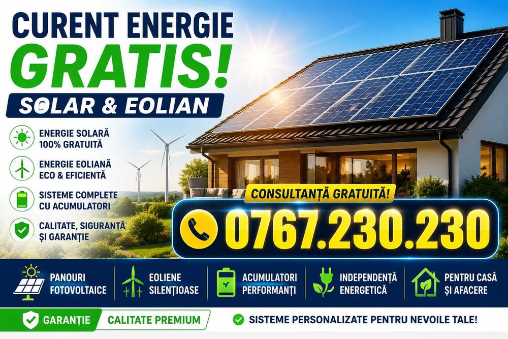 Curent Energie Gratis Solar Eolian
