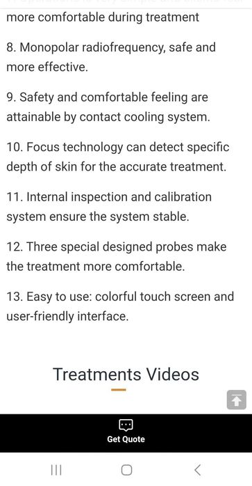 Aparat de radiofrecventa unipolara