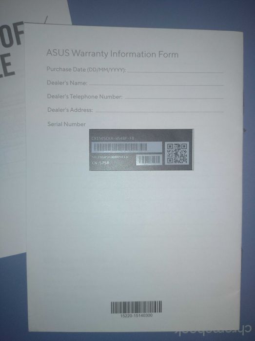 ASUS CX1505CKA ноутбук