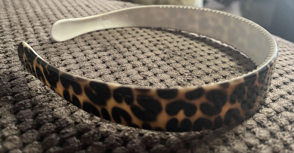 Диадема за коса с леопардов принт