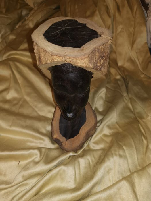 Абанос дърворезба Африка Руанда Първокласна на