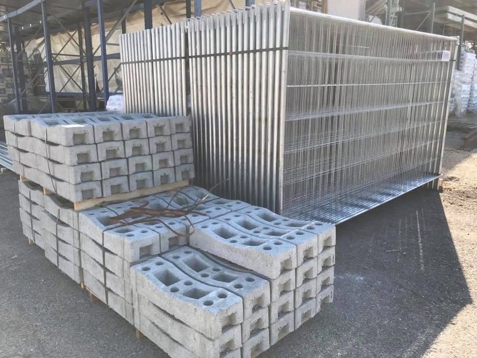 Gard mobil imprejmuire santier, garduri, talpa beton, evenimente ,