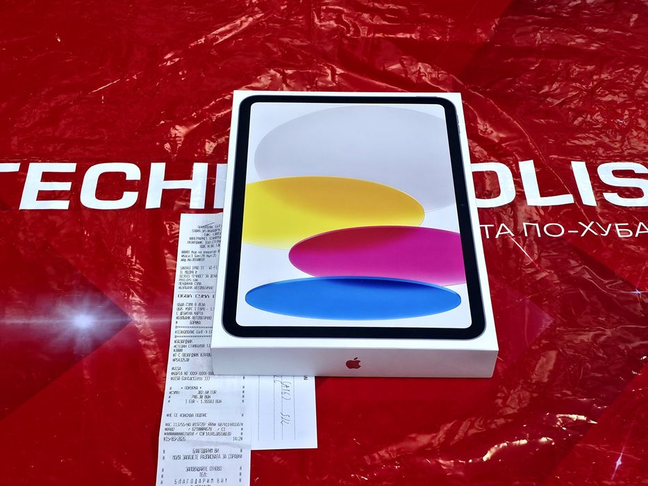 НОВ 128GB iPad 11" Wifi / A16 Технополис Гаранция 2028г. Silver