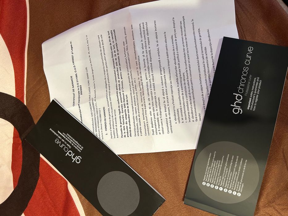 Ondulator Ghd chronos curve classic, garantie 2 ani
