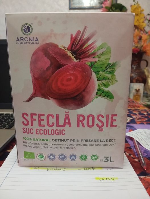 Suc sfecla roșie 100% (3 litri)
