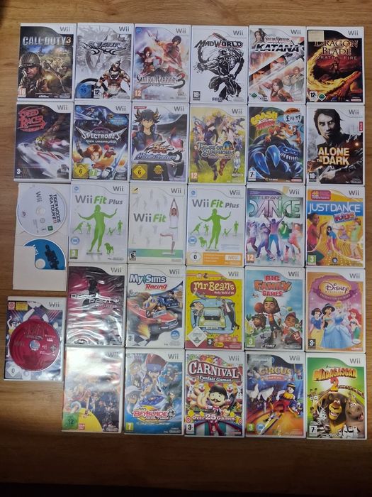 Pachet 55  jocuri Wii originale