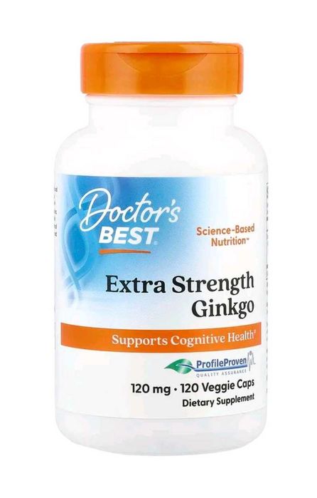 Dr Best Ginkgo гинкго с повышенной силой действия 120 мг 120  капсул