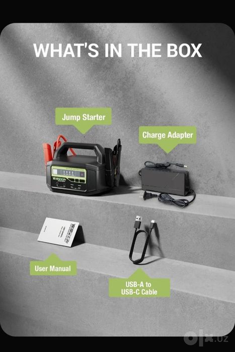 Бесплатно Доставка город Ташкент YESPER MONSTER START N1 6000A 36400mA