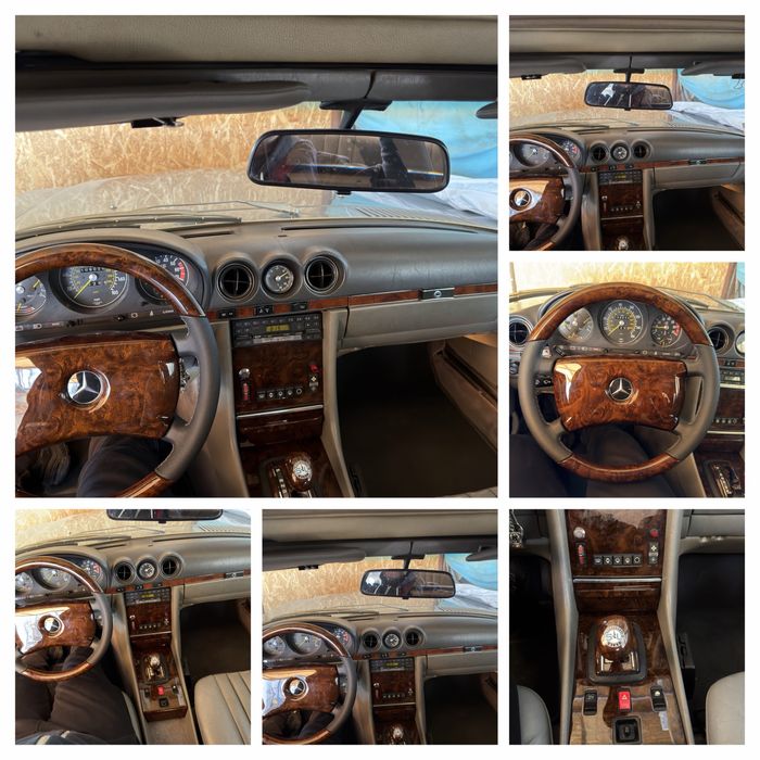 Mercedes SL380 R107 w107 impecabil ca nou  Roadster 1983 cabrio atestat vehicul istoric