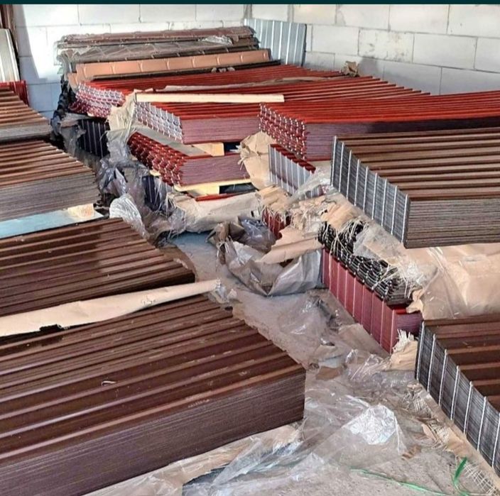 Tablă cutata colorata maro