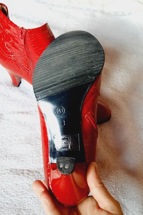 Botine damă din piele Arcomixt fabricate în România, nr.41