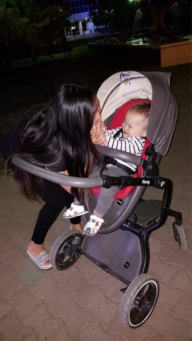 Коляска 2 в 1 люлька и прогулочная