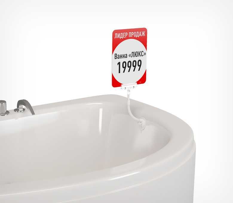 Держатели плаката и рамки на гибкой ножке и вакуумной присоске