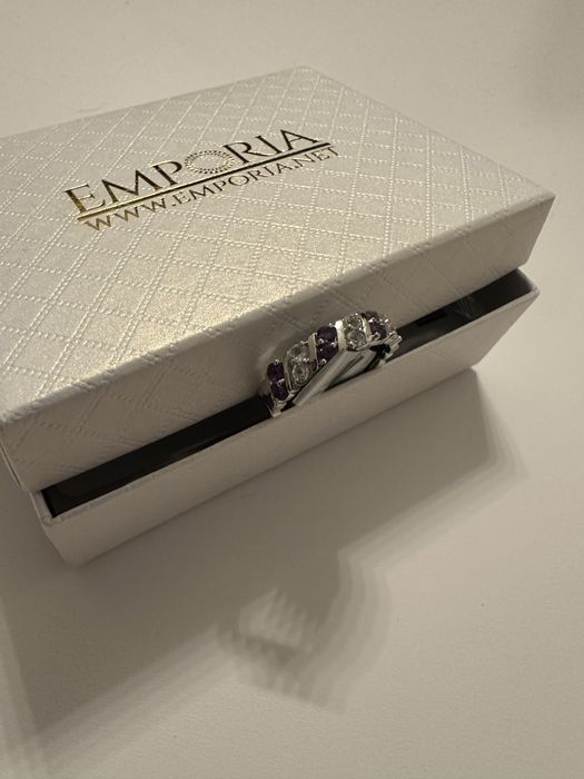 Inel Argint cu Ametist și Topaz - Emporia