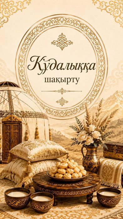 Тойға шақыру билет электронный