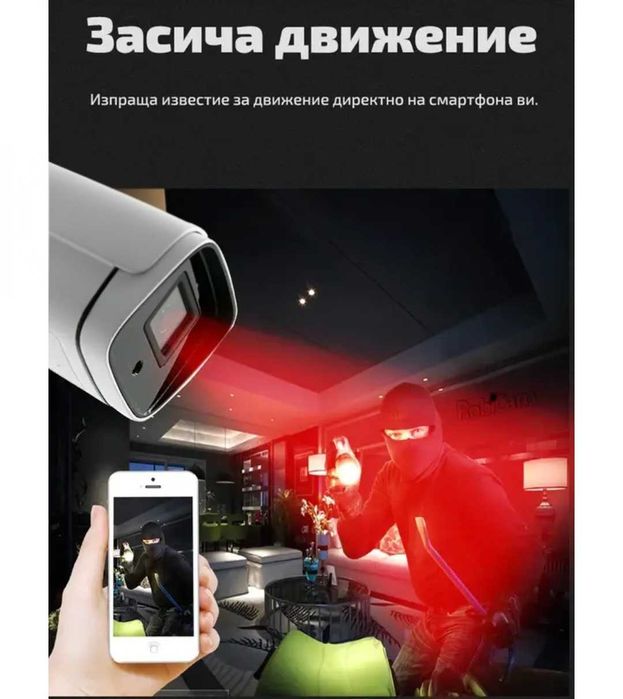 Външна wi-fi Камера 5mp, iCSee /Нова/