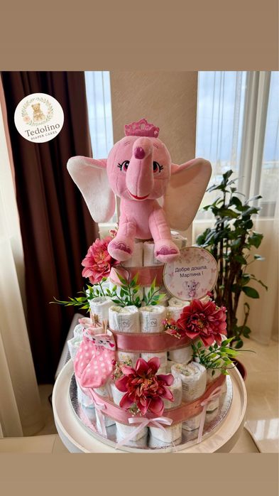 Торта от памперси