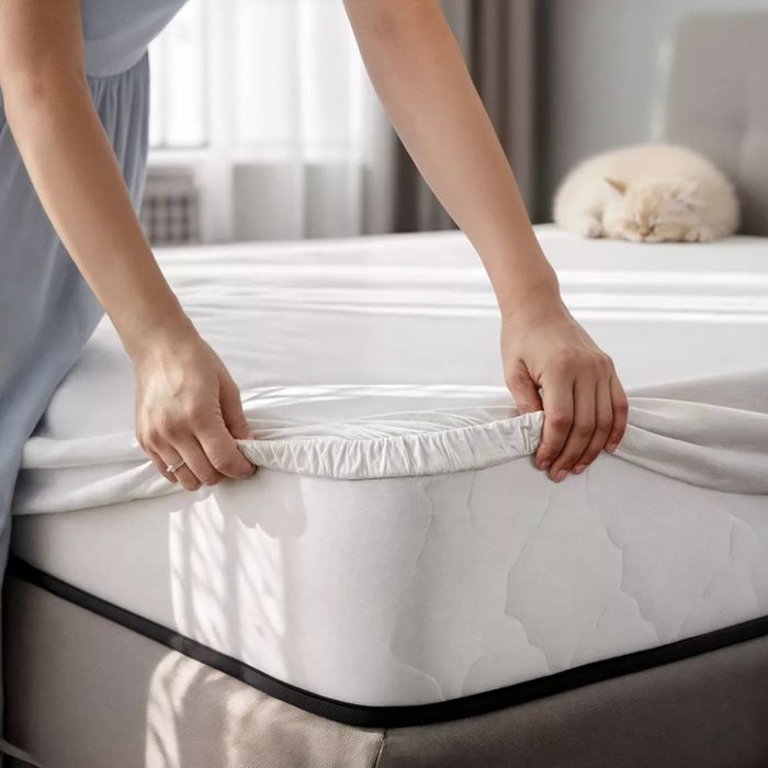 Saltea cu arcuri AKORD cu husă de protecție 90x200 cm, 24 cm înălțim