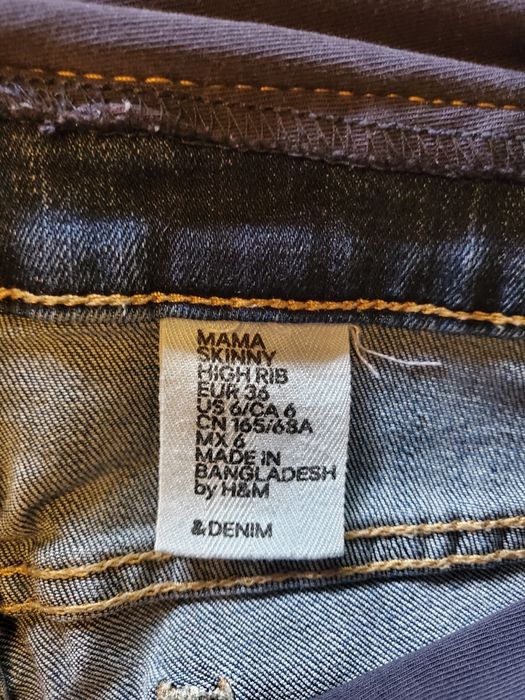 Страхотна червена лятна рокля и дънки за бременни H & M