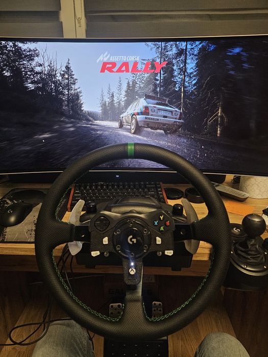 Logitech G920 + mods + седалка