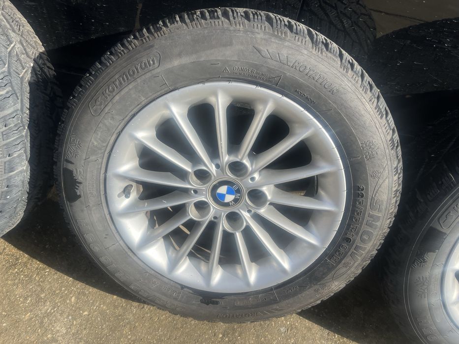 Лети джанти 16-ки с почти нови зимни гуми за БМВ Е39 Е46