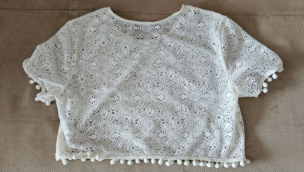 НОВО! Ажурна блуза в бохо стил