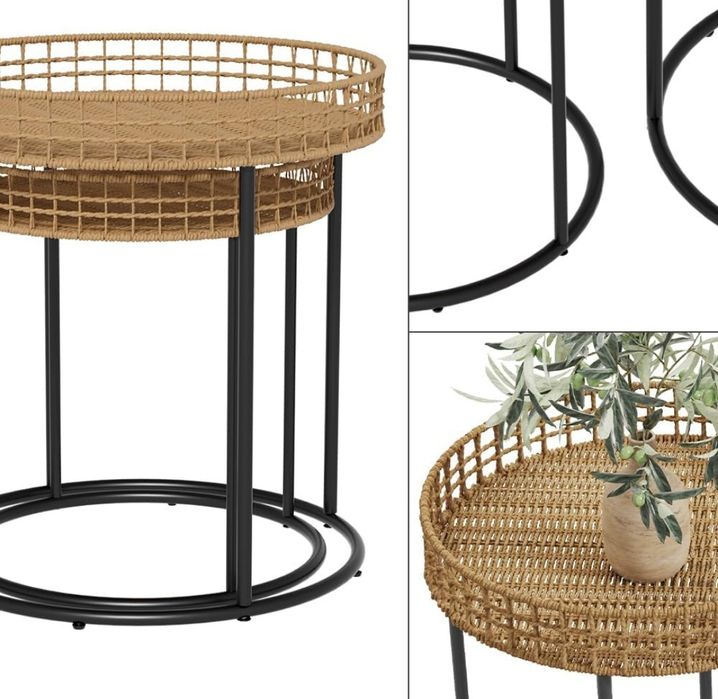 Комплект ратанови холни масички Vicco 7005